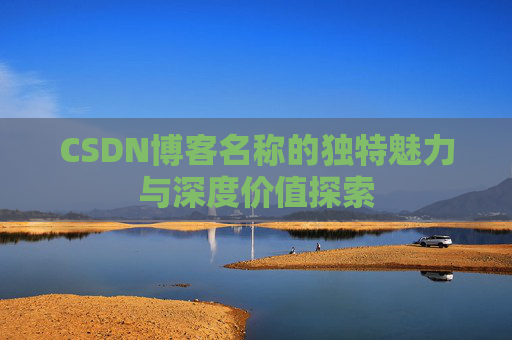 CSDN博客名称的独特魅力与深度价值探索